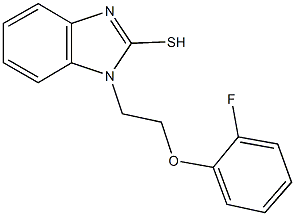 331983-50-7 1-[2-(2-fluorophenoxy)ethyl]-1H-benzimidazol-2-yl hydrosulfide