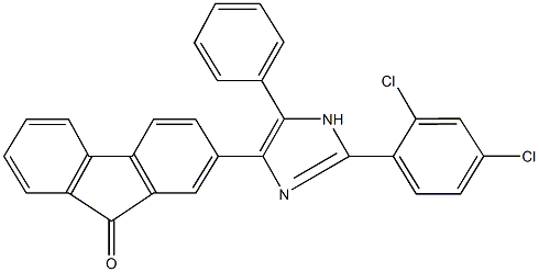 331984-93-1 2-[2-(2,4-dichlorophenyl)-5-phenyl-1H-imidazol-4-yl]-9H-fluoren-9-one