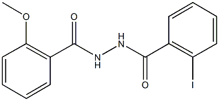 N'-(2-iodobenzoyl)-2-methoxybenzohydrazide Structure