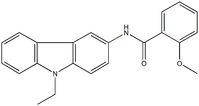 N-(9-ethyl-9H-carbazol-3-yl)-2-methoxybenzamide Structure