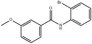 N-(2-bromophenyl)-3-methoxybenzamide Struktur