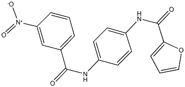 N-[4-({3-nitrobenzoyl}amino)phenyl]-2-furamide Structure