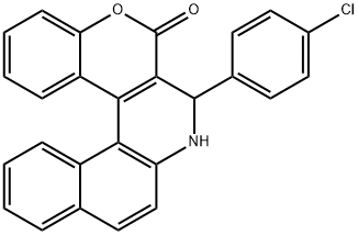 3-(4-chlorophenyl)-3,4-dihydro-2H-benzo[f]chromeno[3,4-c]quinolin-2-one|