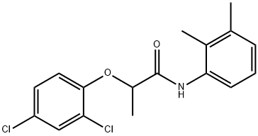 2-(2,4-dichlorophenoxy)-N-(2,3-dimethylphenyl)propanamide Struktur