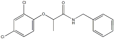 N-benzyl-2-(2,4-dichlorophenoxy)propanamide Struktur