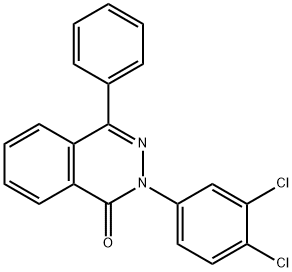 2-(3,4-dichlorophenyl)-4-phenylphthalazin-1(2H)-one Struktur