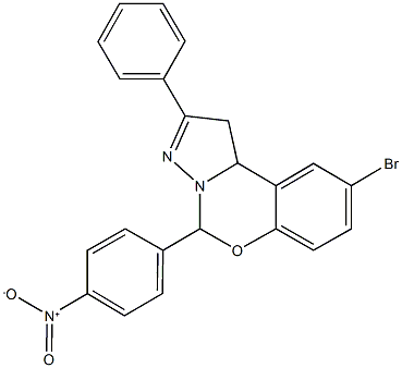 332060-27-2 9-bromo-5-{4-nitrophenyl}-2-phenyl-1,10b-dihydropyrazolo[1,5-c][1,3]benzoxazine