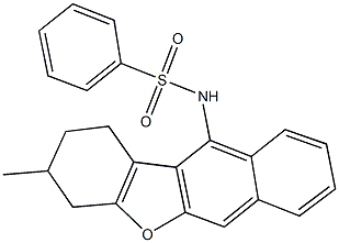 332072-92-1 N-(3-methyl-1,2,3,4-tetrahydronaphtho[2,3-b][1]benzofuran-11-yl)benzenesulfonamide