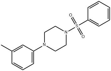 1-(3-methylphenyl)-4-(phenylsulfonyl)piperazine|