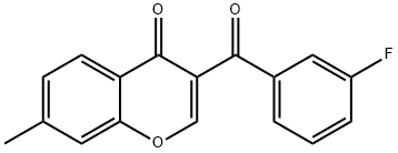 3-(3-fluorobenzoyl)-7-methyl-4H-chromen-4-one Structure