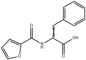 2-(2-furoylamino)-3-phenylacrylic acid Structure