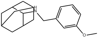 N-(3-methoxybenzyl)-2-adamantanamine Structure