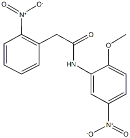 332116-50-4 N-{5-nitro-2-methoxyphenyl}-2-{2-nitrophenyl}acetamide