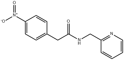 2-{4-nitrophenyl}-N-(2-pyridinylmethyl)acetamide,332116-52-6,结构式