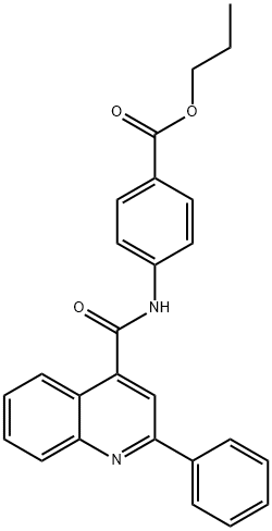 332116-90-2 propyl 4-{[(2-phenyl-4-quinolinyl)carbonyl]amino}benzoate