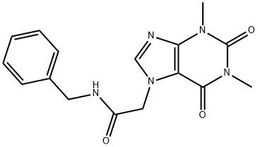 N-benzyl-2-(1,3-dimethyl-2,6-dioxo-1,2,3,6-tetrahydro-7H-purin-7-yl)acetamide|