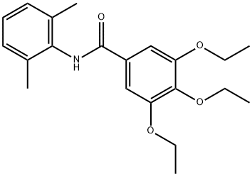 N-(2,6-dimethylphenyl)-3,4,5-triethoxybenzamide Structure