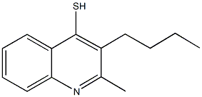 3-butyl-2-methyl-4-quinolinethiol,332149-97-0,结构式