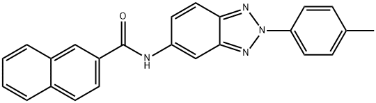 N-[2-(4-methylphenyl)-2H-1,2,3-benzotriazol-5-yl]-2-naphthamide Structure