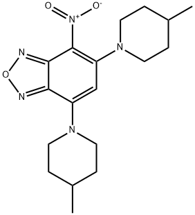 332163-93-6 4-nitro-5,7-bis(4-methyl-1-piperidinyl)-2,1,3-benzoxadiazole