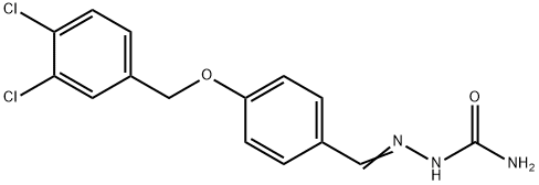 4-[(3,4-dichlorobenzyl)oxy]benzaldehyde semicarbazone Structure