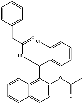 1-{(2-chlorophenyl)[(phenylacetyl)amino]methyl}-2-naphthyl acetate,332174-49-9,结构式