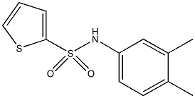 N-(3,4-dimethylphenyl)-2-thiophenesulfonamide Structure