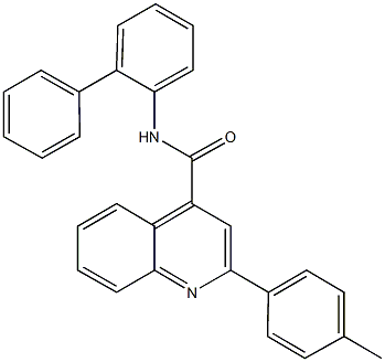 332381-45-0 N-[1,1'-biphenyl]-2-yl-2-(4-methylphenyl)-4-quinolinecarboxamide