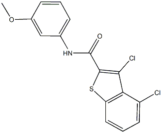 3,4-dichloro-N-(3-methoxyphenyl)-1-benzothiophene-2-carboxamide|