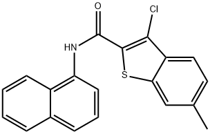 332382-01-1 3-chloro-6-methyl-N-(1-naphthyl)-1-benzothiophene-2-carboxamide