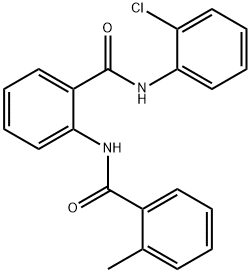 N-(2-chlorophenyl)-2-[(2-methylbenzoyl)amino]benzamide|