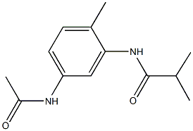 N-[5-(acetylamino)-2-methylphenyl]-2-methylpropanamide Structure