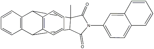 15-methyl-17-(2-naphthyl)-17-azapentacyclo[6.6.5.0~2,7~.0~9,14~.0~15,19~]nonadeca-2,4,6,9,11,13-hexaene-16,18-dione 化学構造式
