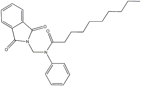 N-[(1,3-dioxo-1,3-dihydro-2H-isoindol-2-yl)methyl]-N-phenyldecanamide Structure