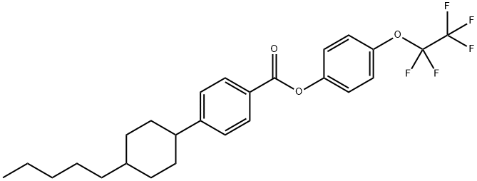 332408-73-8 4-(1,1,2,2,2-pentafluoroethoxy)phenyl 4-(4-pentylcyclohexyl)benzoate