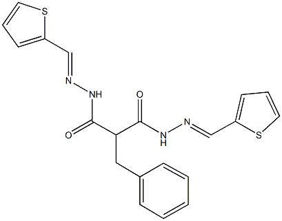 332410-33-0 2-benzyl-N'~1~,N'~3~-bis(2-thienylmethylene)malonohydrazide