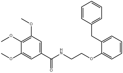 N-[2-(2-benzylphenoxy)ethyl]-3,4,5-trimethoxybenzamide Structure