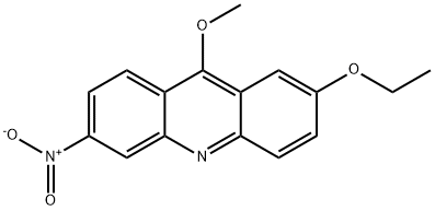 2-ethoxy-6-nitro-9-methoxyacridine Structure