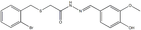 2-[(2-bromobenzyl)sulfanyl]-N