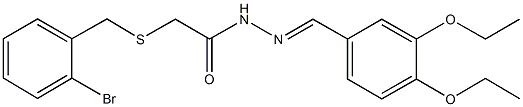 2-[(2-bromobenzyl)sulfanyl]-N