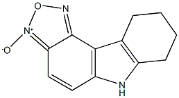 7,8,9,10-tetrahydro-6H-[1,2,5]oxadiazolo[3,4-c]carbazole 3-oxide 化学構造式