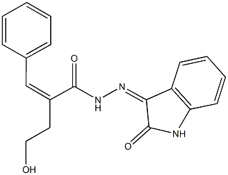 332862-06-3 2-(2-hydroxyethyl)-N'-(2-oxo-1,2-dihydro-3H-indol-3-ylidene)-3-phenylacrylohydrazide