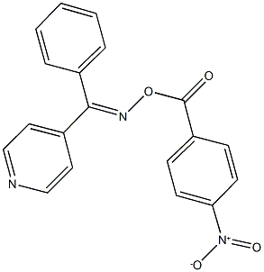 phenyl(4-pyridinyl)methanone O-{4-nitrobenzoyl}oxime|