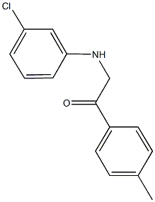 2-(3-chloroanilino)-1-(4-methylphenyl)ethanone|