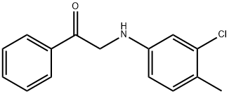 2-(3-chloro-4-methylanilino)-1-phenylethanone,333306-65-3,结构式