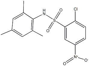 2-chloro-5-nitro-N-mesitylbenzenesulfonamide,333309-56-1,结构式