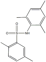 N-mesityl-2,5-dimethylbenzenesulfonamide Structure