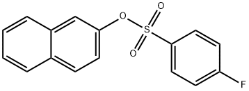 2-naphthyl 4-fluorobenzenesulfonate 化学構造式