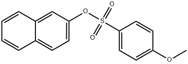 2-naphthyl 4-methoxybenzenesulfonate Structure