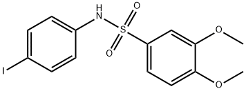 N-(4-iodophenyl)-3,4-dimethoxybenzenesulfonamide,333320-72-2,结构式